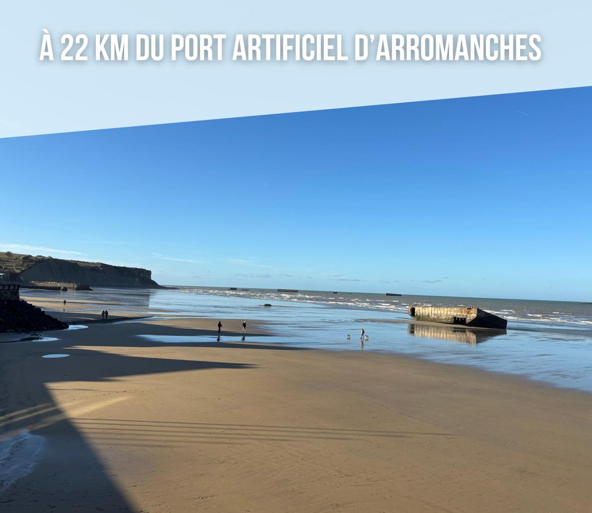 Sweet Omaha Belle Maison Recente Lumineuse Et Cosy Bien Equipee Jardin Clos 15 Mn A Pied Plage Omaha Beach Et Proche De Bayeux & Port En Bessin サン・ローラン・シュル・メール エクステリア 写真
