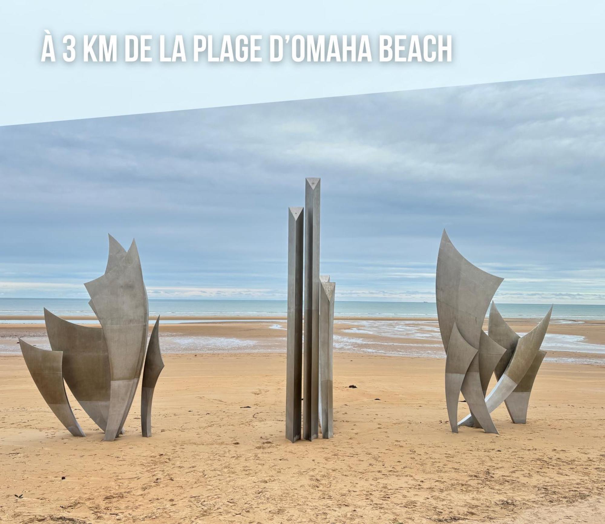 Sweet Omaha Belle Maison Recente Lumineuse Et Cosy Bien Equipee Jardin Clos 15 Mn A Pied Plage Omaha Beach Et Proche De Bayeux & Port En Bessin サン・ローラン・シュル・メール エクステリア 写真